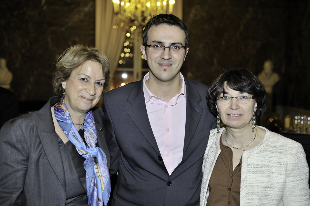 De g. à d. : Catherine Mayaux, Sofiane Laghouati et Myriam Watthee-Delmotte